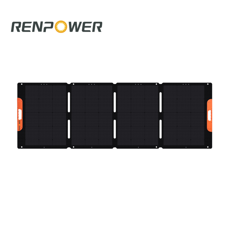 200W HPBC فولڈ ایبل شمسی کمبل